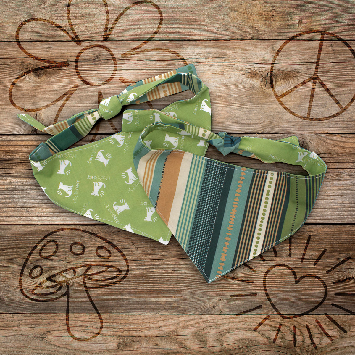 Yippie-Ki-Yay! Easy Tie Dog Bandana